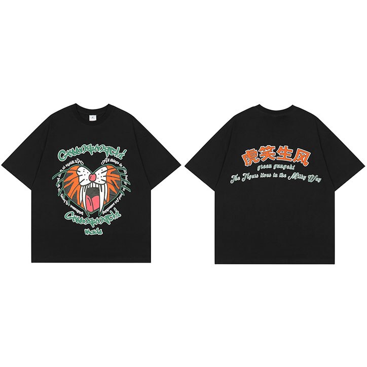 "Sharp Bite" Graphic Unisex Streetwear Vintage Women Men Y2K T-Shirt