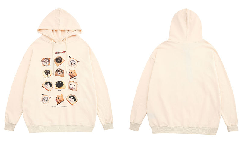 "Chest Board" Unisex Men Women Streetwear Graphic Hoodie