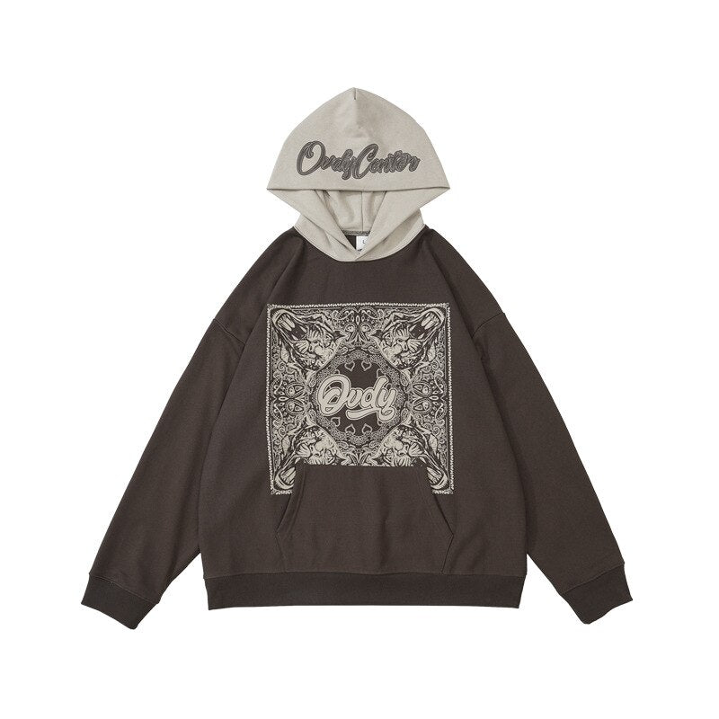 "Frequency" Graphic Unisex Streetwear Women Men Y2K Hoodie