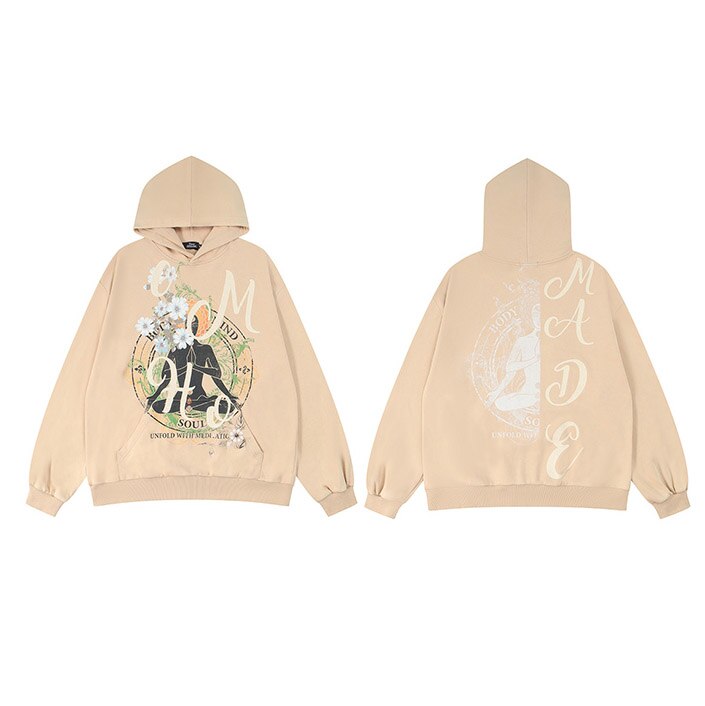 "Moving Still" Graphic Unisex Streetwear Vintage Women Men Y2K Hoodie