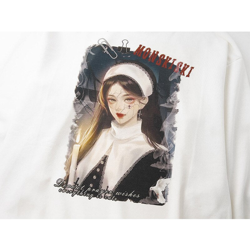 "Beauty Queen" Unisex Men Women Streetwear Graphic Hoodie