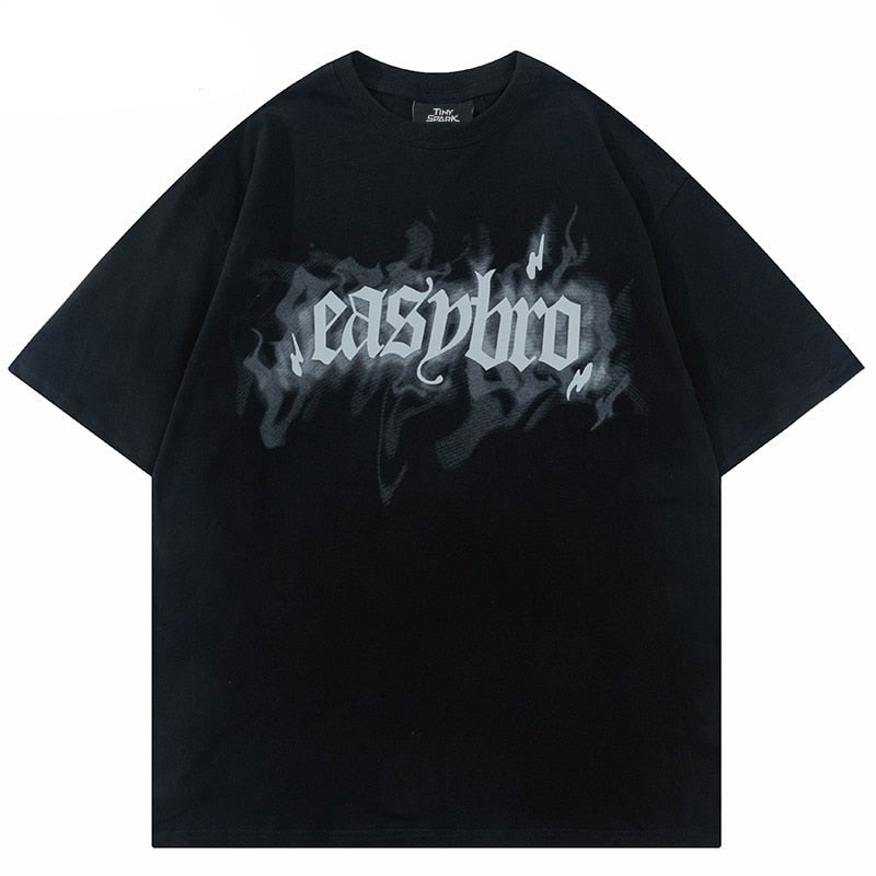 "Ghost Mode" Graphic Unisex Streetwear Women Men Y2K T-Shirt