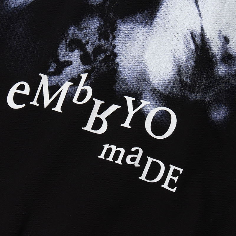"Blue Fades" Graphic Unisex Streetwear Vintage Women Men Y2K Hoodie