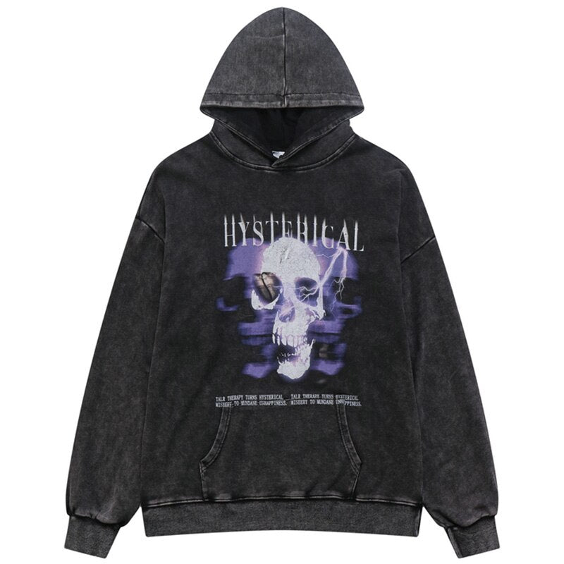 "Mystical" Graphic Unisex Streetwear Vintage Women Men Y2K Hoodie