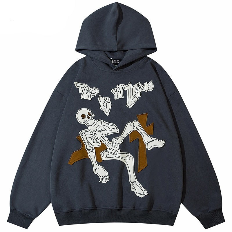 "Dropping Down" Unisex Men Women Streetwear Graphic Hoodie
