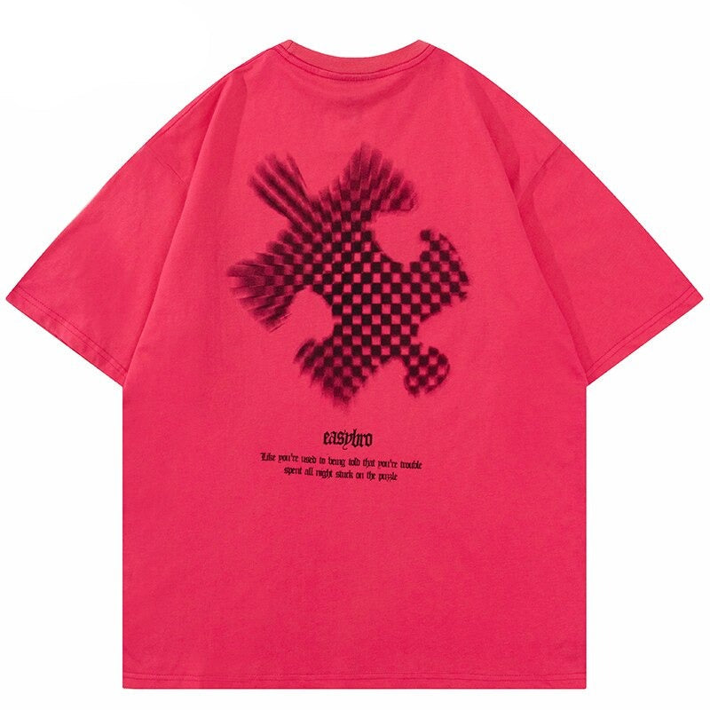 "Ghost Mode" Graphic Unisex Streetwear Women Men Y2K T-Shirt