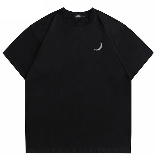 "Moon Light" Graphic Unisex Streetwear Vintage Women Men Y2K T-Shirt