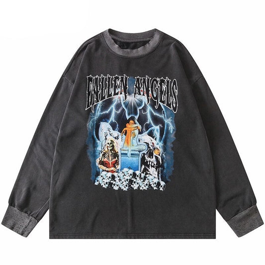 "Fallen Warrior" Unisex Men Women Streetwear Sweatshirt