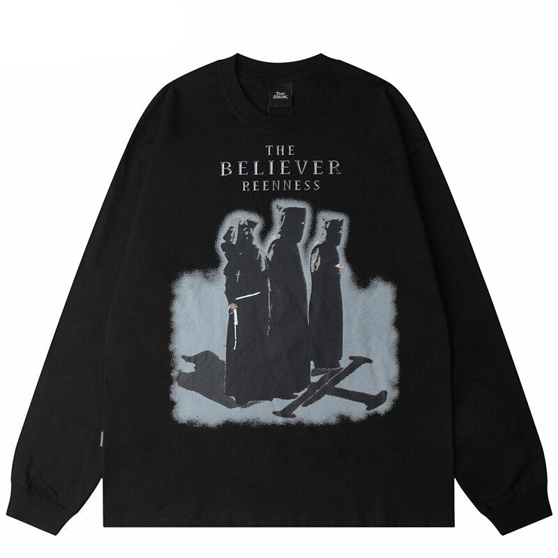 "Believe In Yourself" Unisex Men Women Streetwear Graphic Sweatshirt