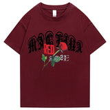 "Rose” Graphic Unisex Streetwear Vintage Women Men Y2K Graphic T-Shirt