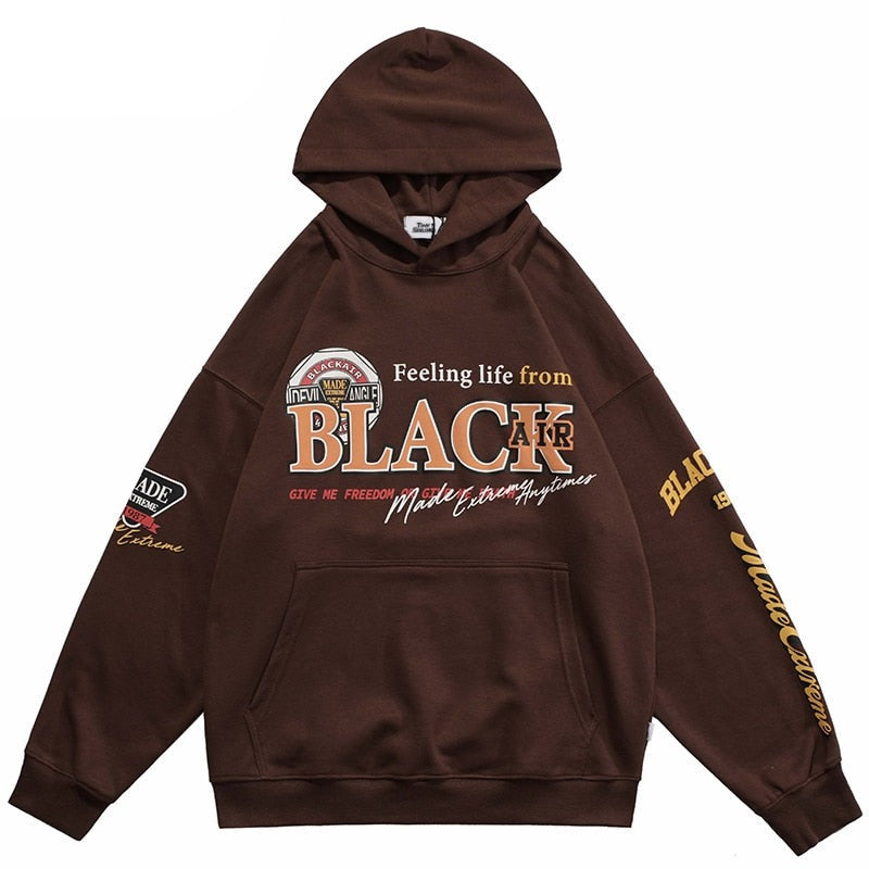 "Free Falling" Graphic Unisex Streetwear Women Men Y2K Hoodie