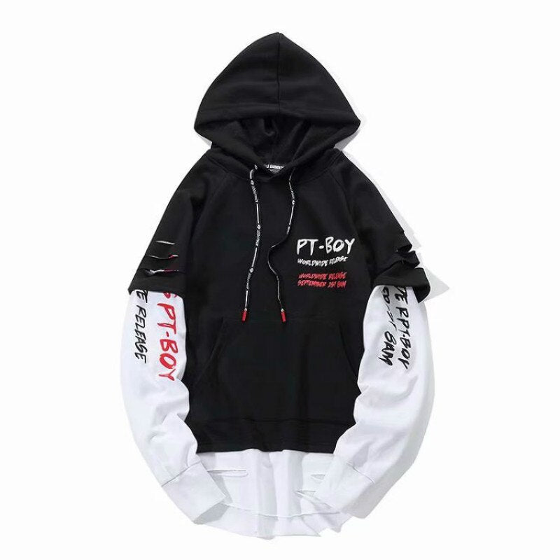 "PT Boy" Graphic Unisex Streetwear Vintage Women Men Y2K Sweatshirt
