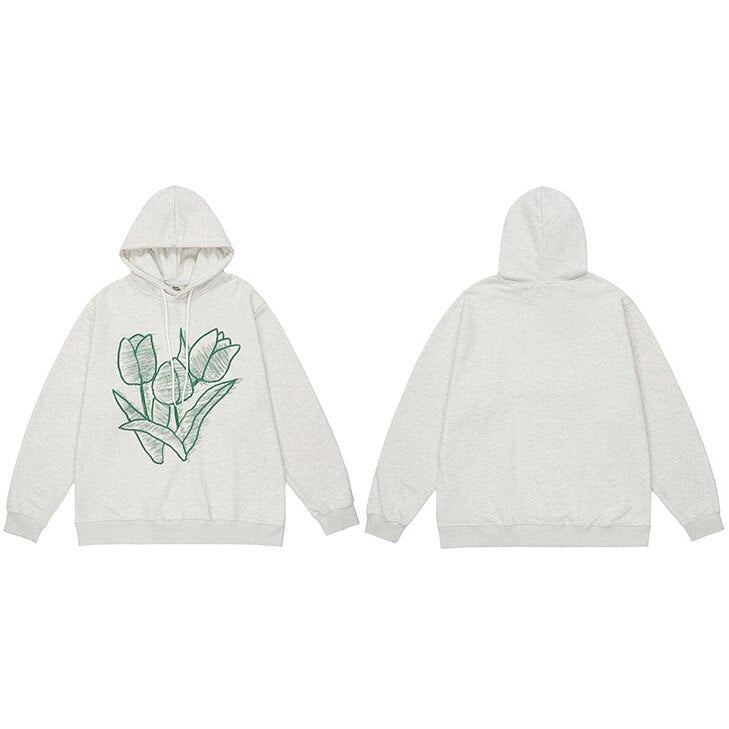 "Growing Pains" Graphic Unisex Streetwear Women Men Y2K Hoodie
