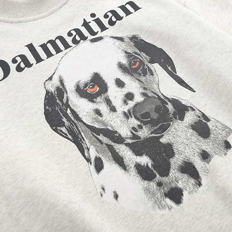 "Dalmatian" Unisex Men Women Streetwear Graphic Sweatshirt