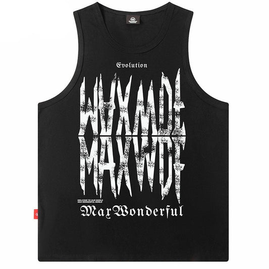 "Made Fine" Graphic Unisex Streetwear Vintage Women Men Y2K Tank Top