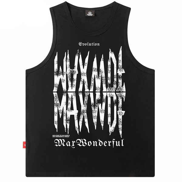 "Made Fine" Graphic Unisex Streetwear Vintage Women Men Y2K Tank Top