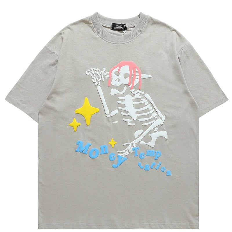 "Pink Hair" Graphic Unisex Streetwear Vintage Women Men Y2K T-Shirt