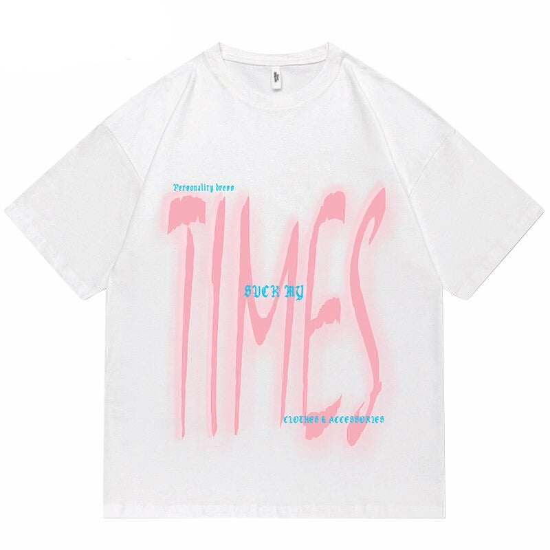 "Good Times" Graphic Unisex Streetwear Women Men Y2K T-Shirt