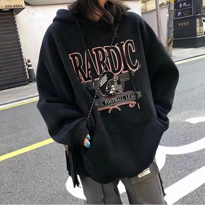"The Blueprint" Graphic Unisex Streetwear Vintage Women Men Y2K Hoodie