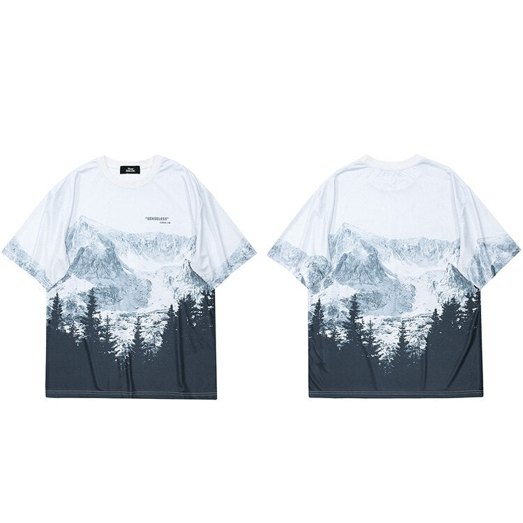 "Mountain Climb" Graphic Unisex Streetwear Vintage Women Men Y2K T-Shirt