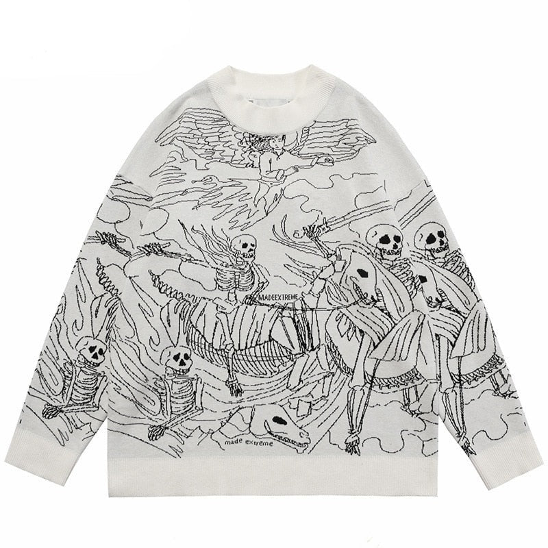 "Dead Army" Unisex Men Women Streetwear Graphic Sweater