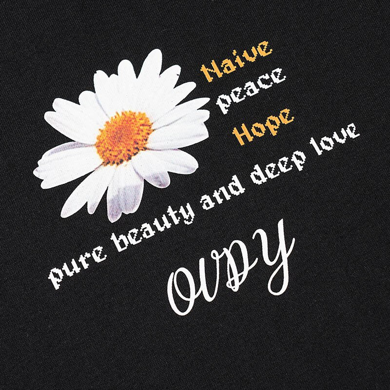 "Flower Basis" Unisex Men Women Streetwear Graphic T-Shirt