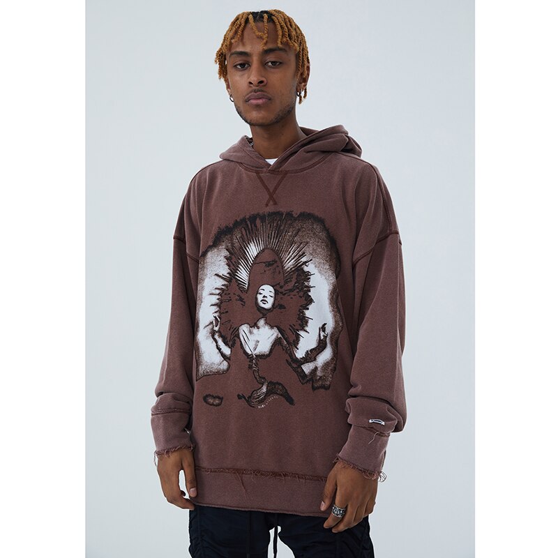 "True Yourself" Graphic Unisex Streetwear Vintage Women Men Y2K Hoodie