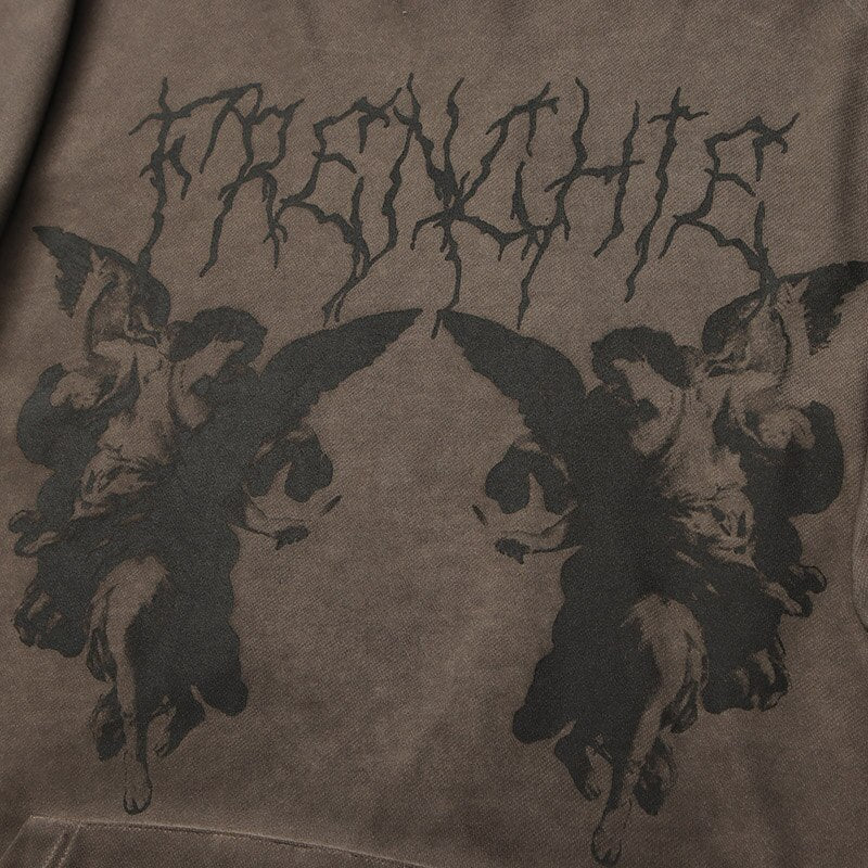 "Dark Angel" Unisex Men Women Streetwear Graphic Hoodie