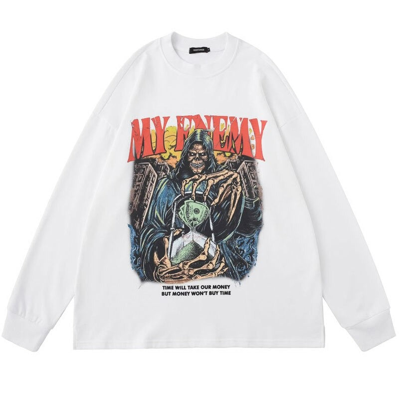 "My Nephew" Graphic Unisex Streetwear Vintage Women Men Y2K Sweatshirt