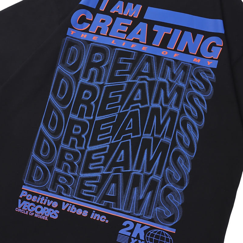 "Sweet Dreams" Graphic Unisex Streetwear Vintage Women Men Y2K T-Shirt