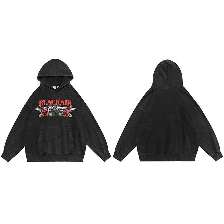 "Double Barrel" Unisex Men Women Streetwear Graphic Hoodie