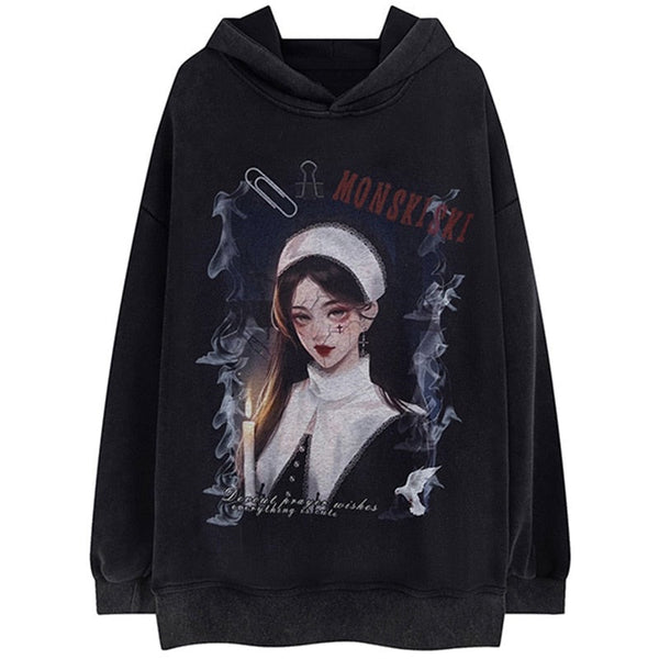"Beauty Queen" Unisex Men Women Streetwear Graphic Hoodie