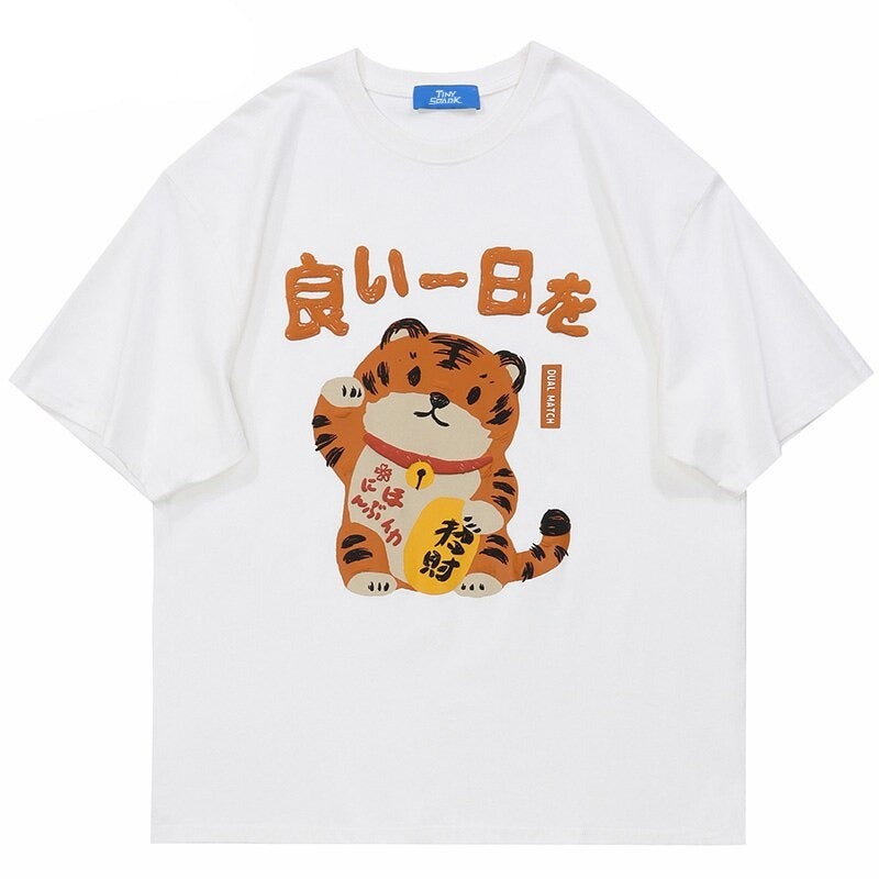 "Wave Away" Graphic Unisex Streetwear Vintage Women Men Y2K T-Shirt