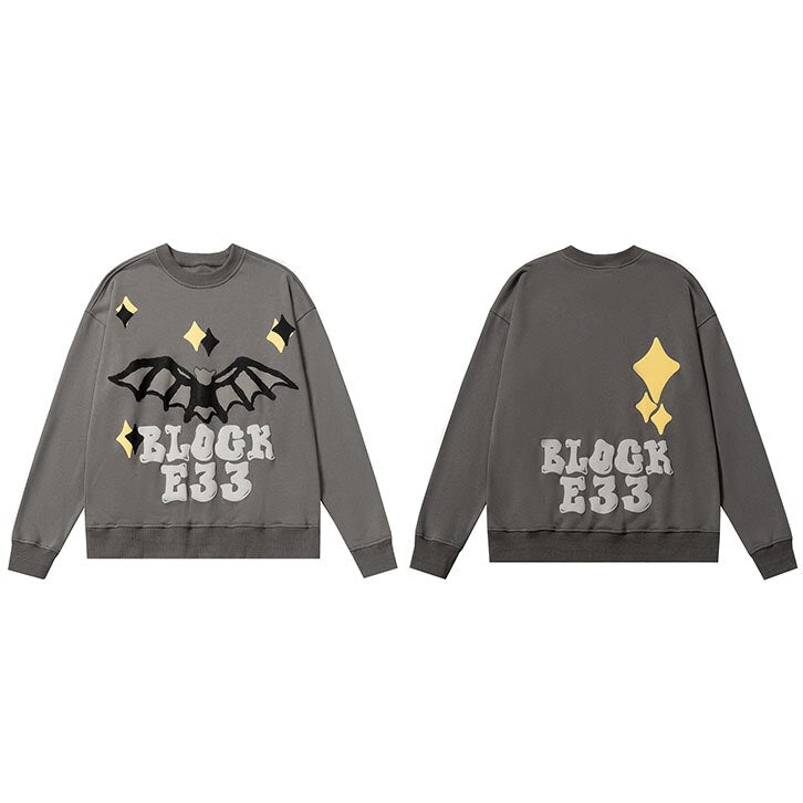 "Flying Down" Unisex Men Women Streetwear Graphic Sweatshirt