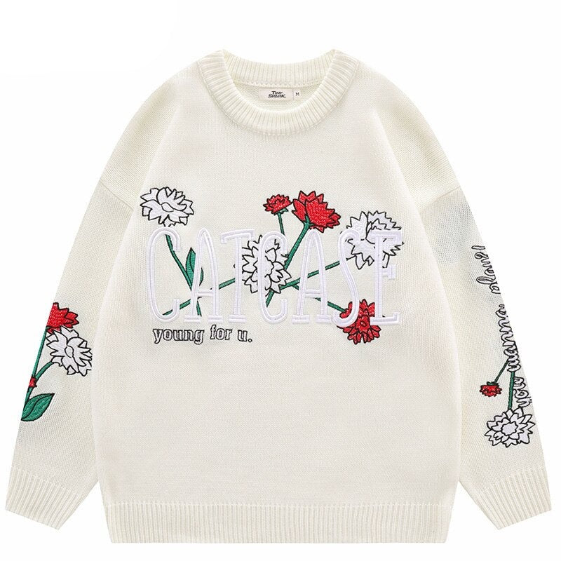 "Young For Us" Graphic Unisex Streetwear Vintage Women Men Y2K Sweater