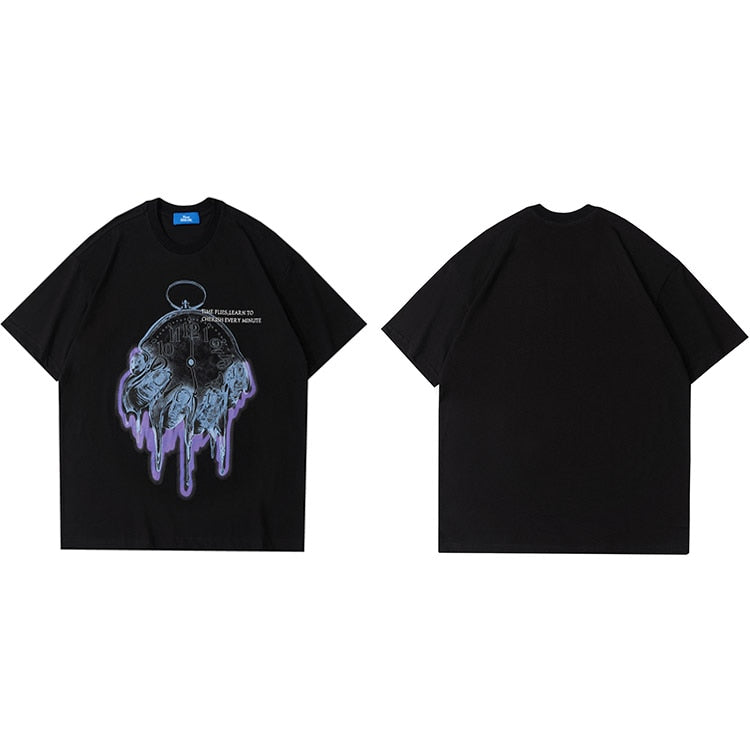 "Time Less" Graphic Unisex Streetwear Vintage Women Men Y2K T-Shirt