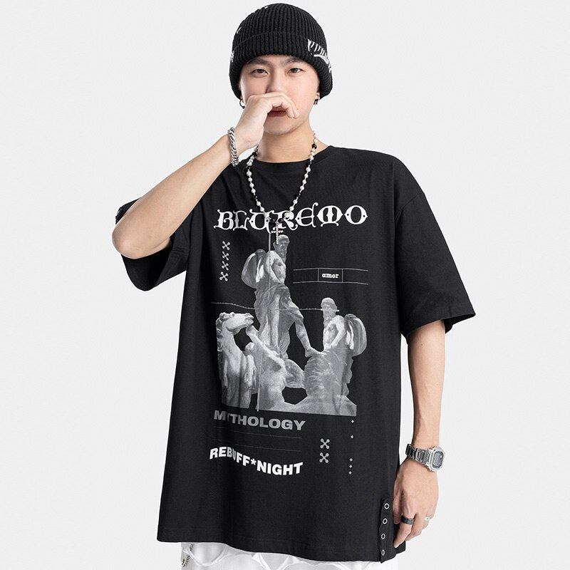 "Ancient History" Unisex Men Women Streetwear Graphic T-Shirt