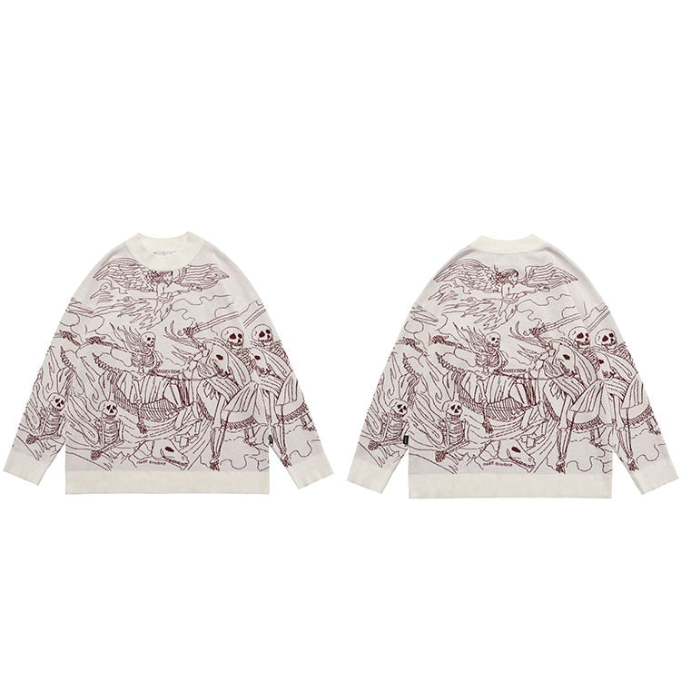 "Dead Army" Unisex Men Women Streetwear Graphic Sweater