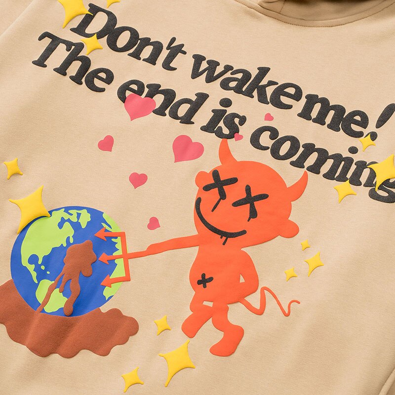 "Don't Wake Up" Unisex Men Women Streetwear Graphic Hoodie