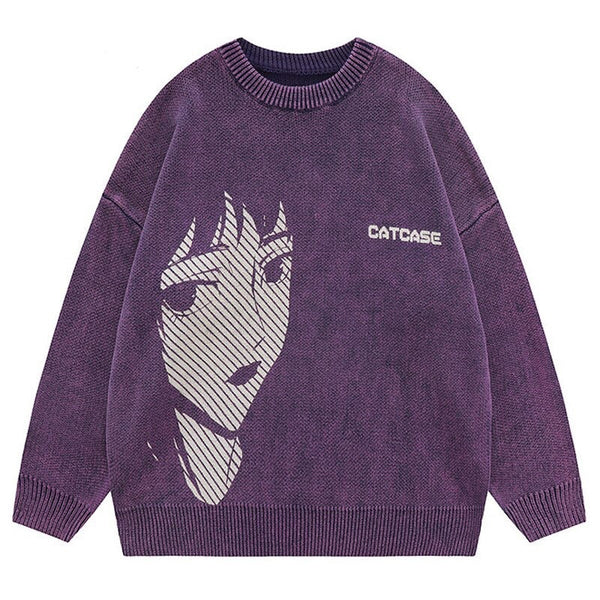 "Broken Fate" Graphic Unisex Streetwear Vintage Women Men Y2K Sweater