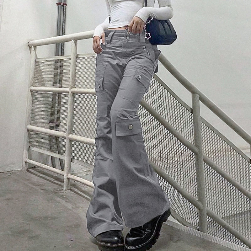 "Lost Ones" Graphic Unisex Streetwear Women Men Y2K Cargo Pants