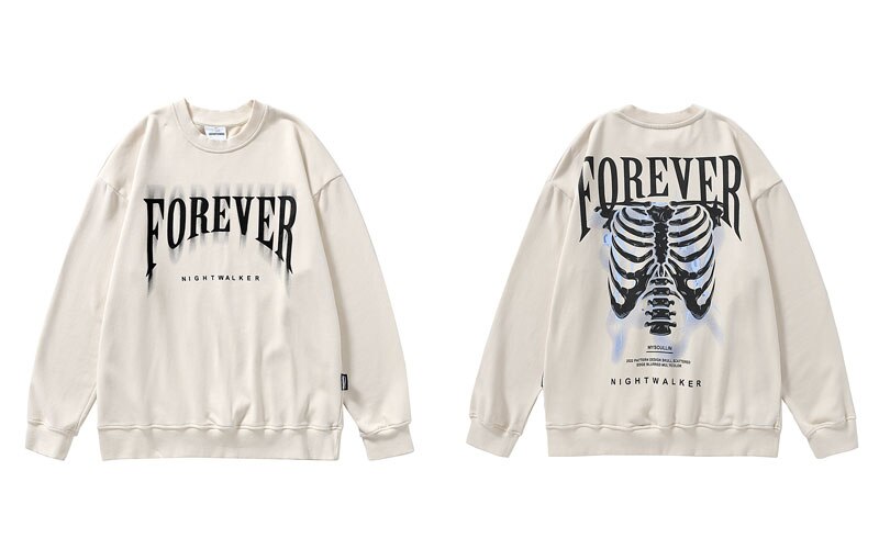 "Together Forever" Graphic Unisex Streetwear Vintage Women Men Y2K Sweatshirt