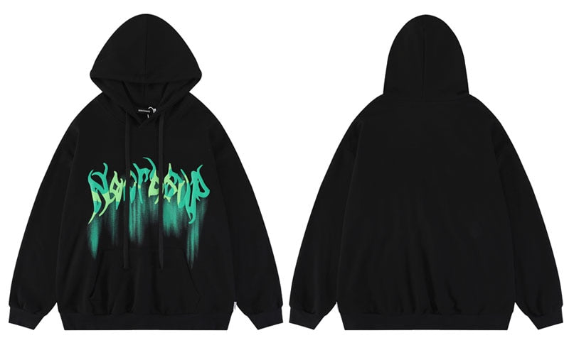 "Born With Horns" Unisex Men Women Streetwear Graphic Hoodie