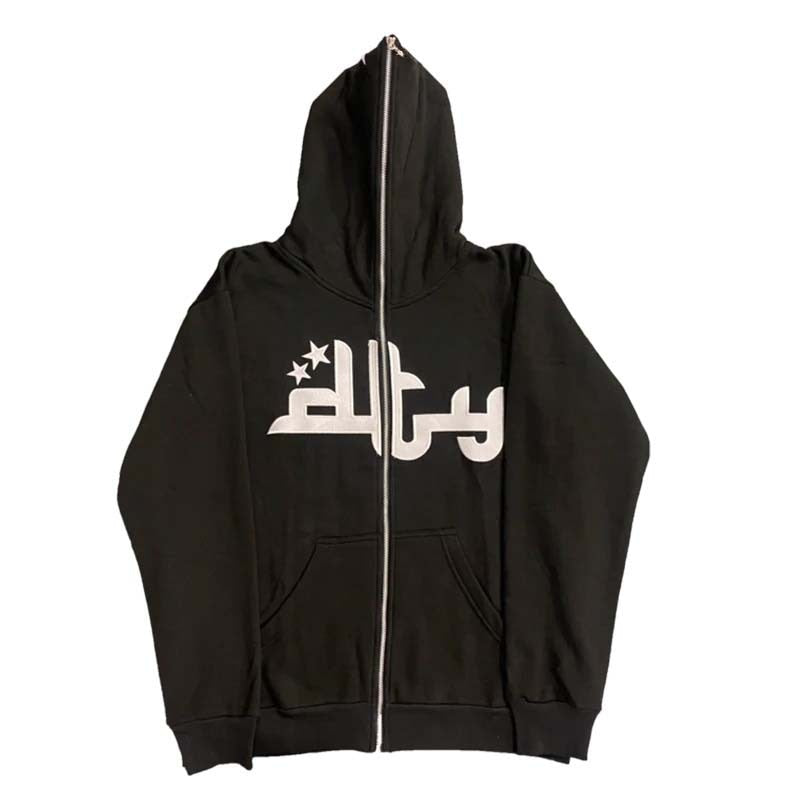 Dark gothic hoodie with retro Y2K spirit, heavyweight feel and durable stitching, a versatile piece for skate, alt, and urban outfits all season.