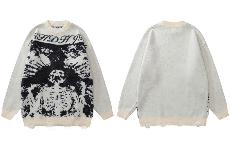 "Transforming" Graphic Unisex Streetwear Vintage Women Men Y2K Sweater