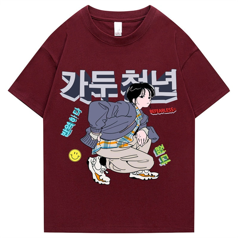 "I'm Fearless" Men Women Streetwear Unisex Graphic T-Shirt