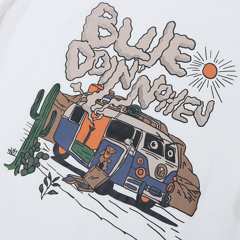 "Bad Driver" Unisex Streetwear Men Women Graphic T-Shirt
