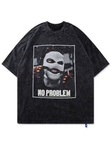 "No Problem" Graphic Unisex Streetwear Vintage Women Men Y2K T-Shirt