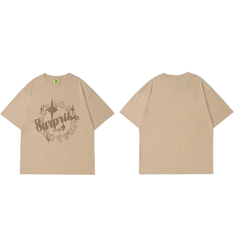 "Surprise" Graphic Unisex Streetwear Vintage Women Men Y2K T-Shirt