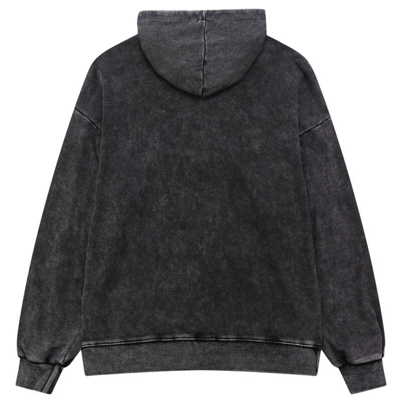 "Monday Flame" Graphic Unisex Streetwear Vintage Women Men Y2K Hoodie